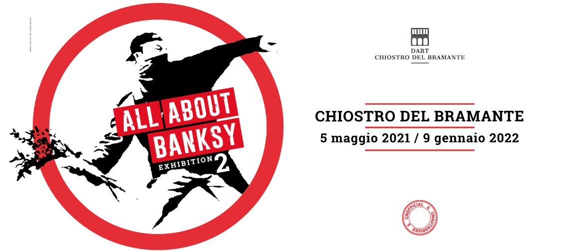 BANKSY Chiostro del Bramante ROME