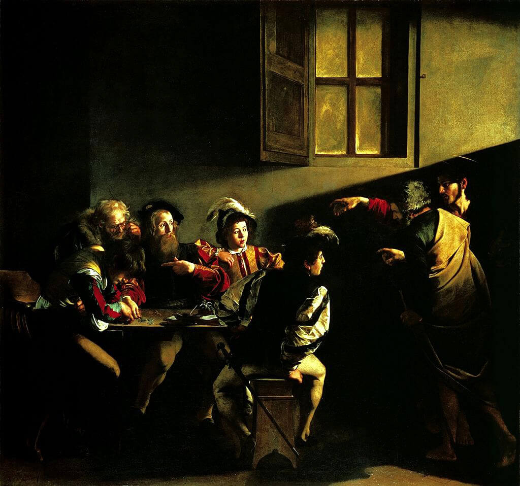 Caravaggio_Vocazione_San_Matteo