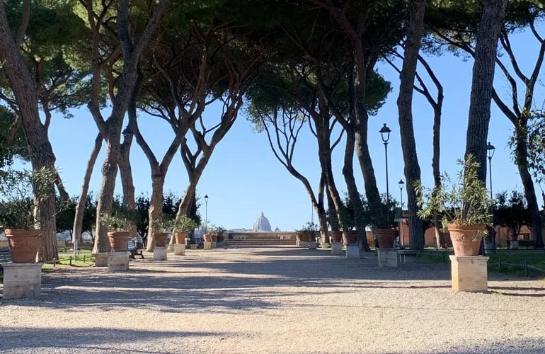 orange garden of rome