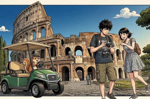 Golfcar tour